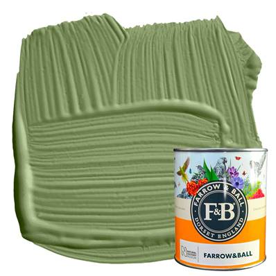 Farrow & Ball - Estate Eggshell - Peinture Satinée - NHM W56 Sap Green - 750 ml