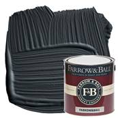 Farrow & Ball - Estate Eggshell - Peinture Satinée - 57 Off-Black - 2,5 Litres
