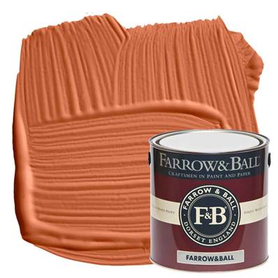 Farrow & Ball - Estate Eggshell - Peinture Satinée - 64 Red Earth - 2,5 Litres