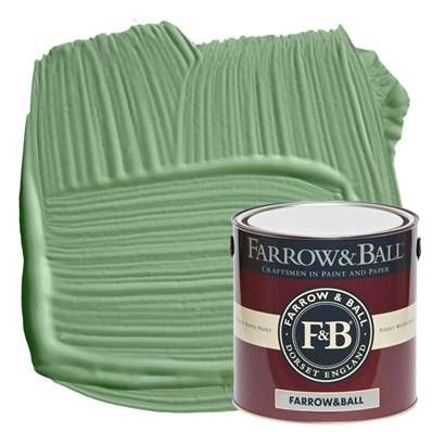 Farrow & Ball - Exterior Eggshell - Peinture Extérieur - 81 Breakfast Room Green - 2,5 Litres