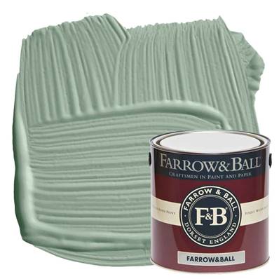Farrow & Ball - Estate Eggshell - Peinture Satinée - 84 Green Blue - 2,5 Litres