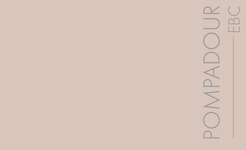 Couleur Pompadour : Douce et fminine, cette couleur dlicatement rose s