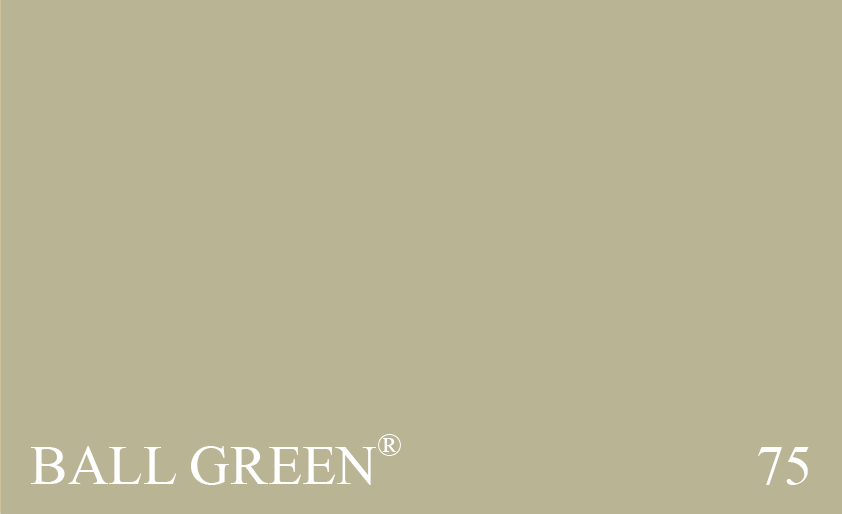 Couleur 75 Ball Green : Une couleur de dtrempe dantan issue des archives.