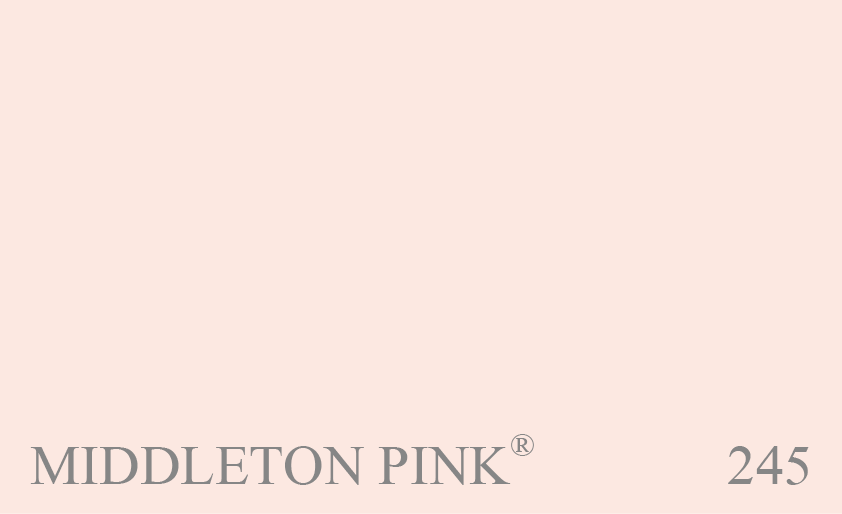 Couleur Peinture Farrow & Ball 245 Middleton Pink : Version plus claire et plus dlicate que le n 202 Pink Ground.
