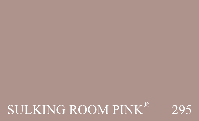 Couleur 295 Sulking Room Pink : Ce rose dlicat voque les couleurs utilises dans les boudoirs, une pice  lorigine baptise "boudoirr" 