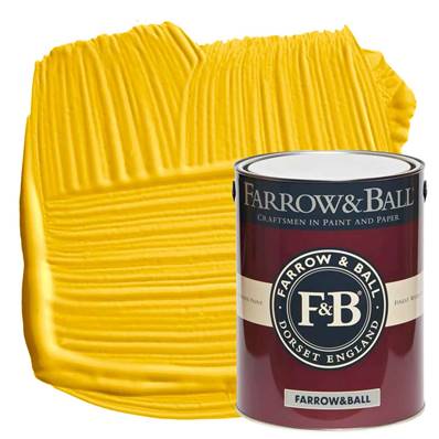 Farrow & Ball - Modern Emulsion - Peinture Lavable - 218 Yellow Ground - 5 Litres