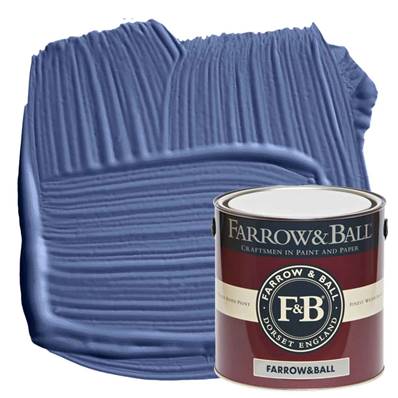 Farrow & Ball - Modern Eggshell - Peinture Sol - 220 Pitch Blue - 2,5 Litres