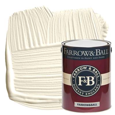 Farrow & Ball - Modern Eggshell - Peinture Sol - 2002 White Tie - 5 Litres