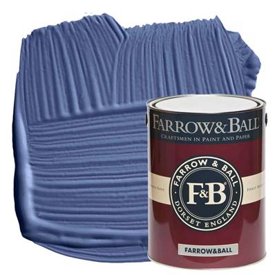 Farrow & Ball - Modern Emulsion - Peinture Lavable - 220 Pitch Blue - 5 Litres