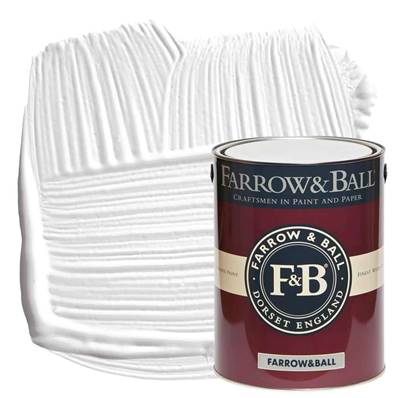 Farrow & Ball - Estate Emulsion - Peinture Mate - 2005 All White - 5 Litres