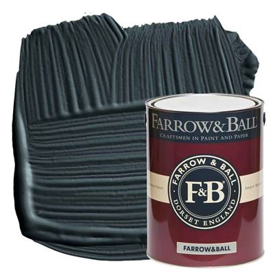 Farrow & Ball - Estate Eggshell - Peinture Satinée - 30 Hague Blue - 5 Litres