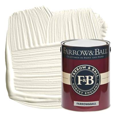 Farrow & Ball - Estate Eggshell - Peinture Satinée - 2001 Strong White - 5 Litres