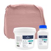 Béton Ciré- Enduit Béton Coloré-Blush-13,4kg (Poudre + Liant)