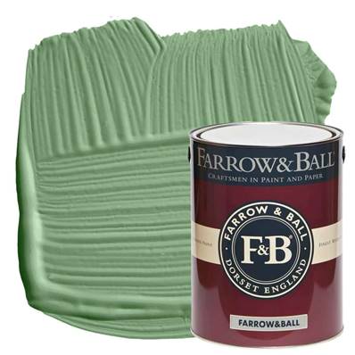 Farrow & Ball - Modern Eggshell - Peinture Sol - 81 Breakfast Room Green - 5 Litres