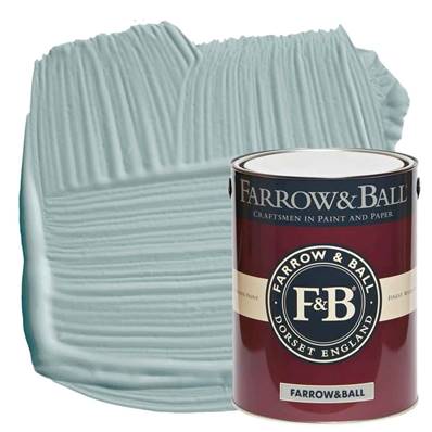 Farrow & Ball - Estate Eggshell - Peinture Satinée - 89 Lulworth Blue - 5 Litres