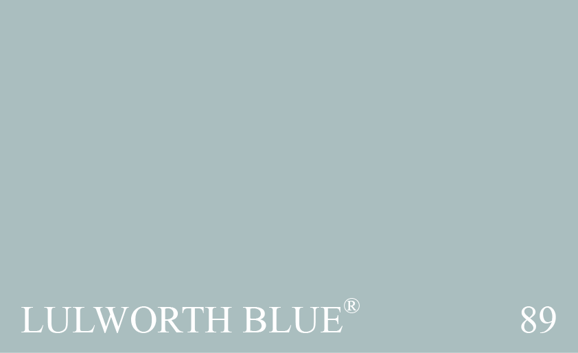 Couleur Peinture Farrow & Ball 89 Lulworth Blue : Une couleur dArchive trs utilise, nomme par Norman Chappell de Farrow & Ball.
