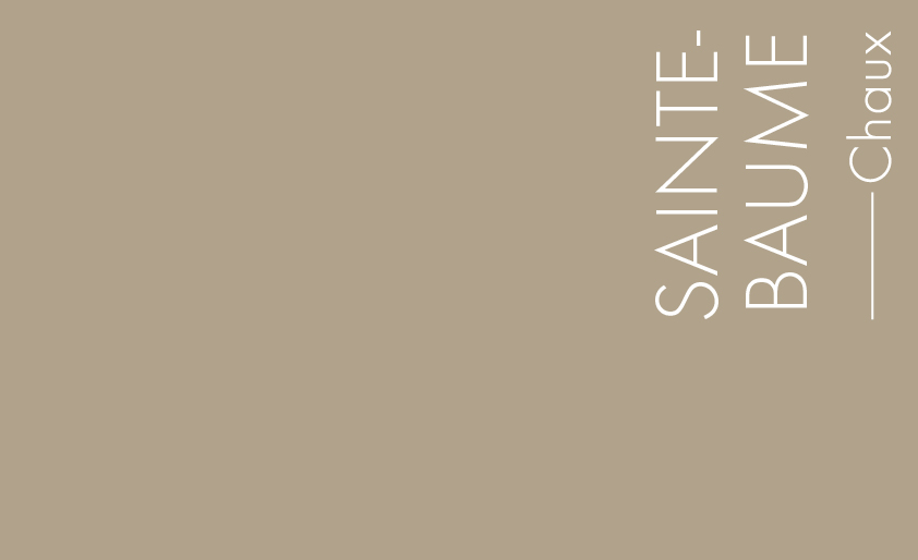 Couleur Sainte baume : Minrale, couleur soutenue de roche brune